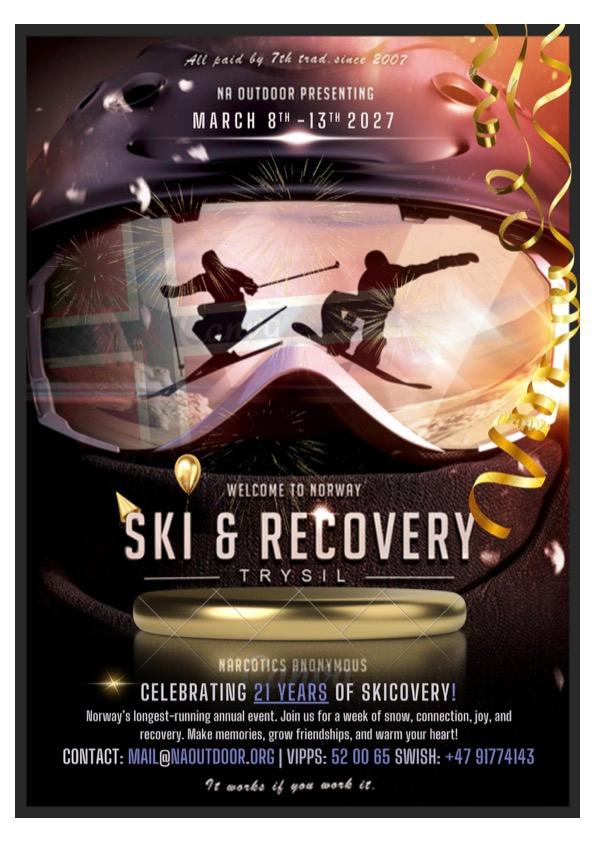 NA Outdoor — Ski & Recovery Trysil, March 8–13 2027 (21 years)